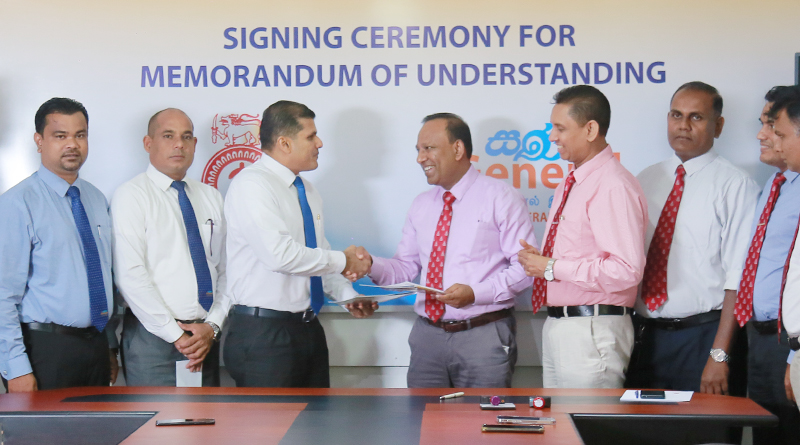 An MoU between Sanasa General Insurance and GMOA