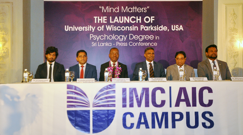 University of Wisconsin Parkside Launches B.Sc. Psychology degree completion in Sri Lanka at AIC Campus
