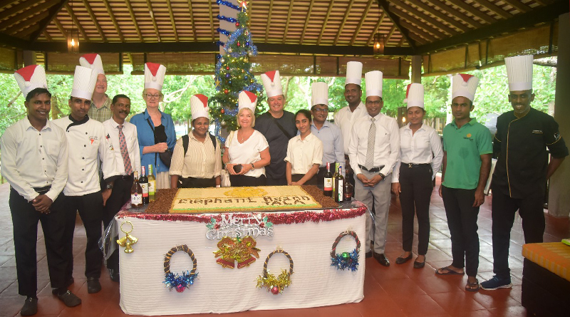 Elephant Reach Hotel Yala kicks off Christmas celebrations with a festival cake mixing ceremony