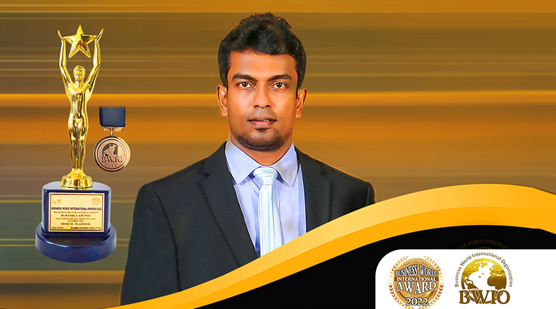 Dr Rasika Aponsu Receives Recognition for His Achievements in the Digital Technology Landscape