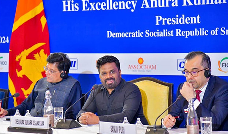 President engages in talks with Indian business leaders