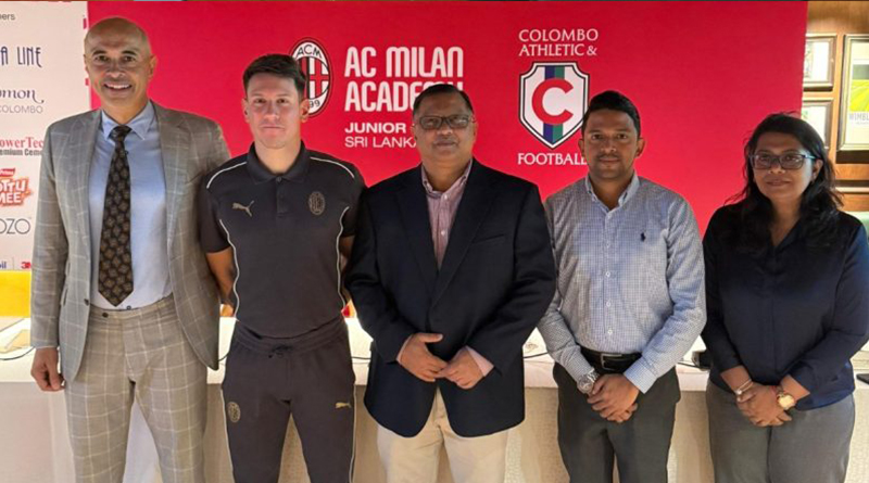 PrimaKottuMee partners with Colombo Athletic and Football Academy to launch Globally Renowned AC Milan Junior Camps