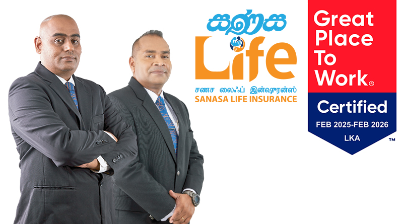 Sanasa Life Insurance obtains “Great Place to Work” certification for the second consecutive year