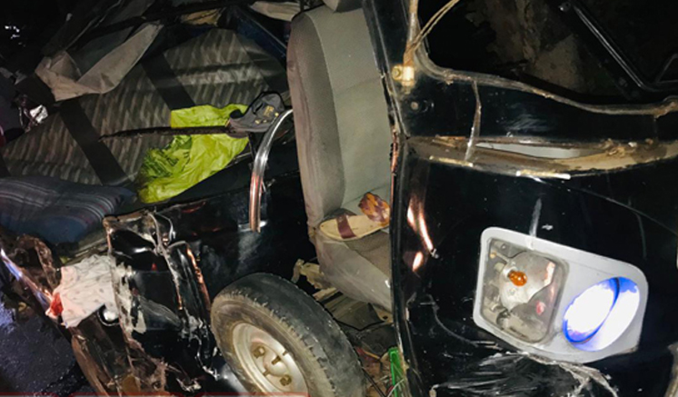 Three including one-year-old killed in head-on collision