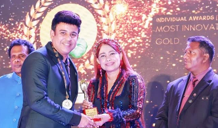Dr. R. A. D. Jeewantha of Doctor J Premium Dental Care named most innovative dental doctor of the year