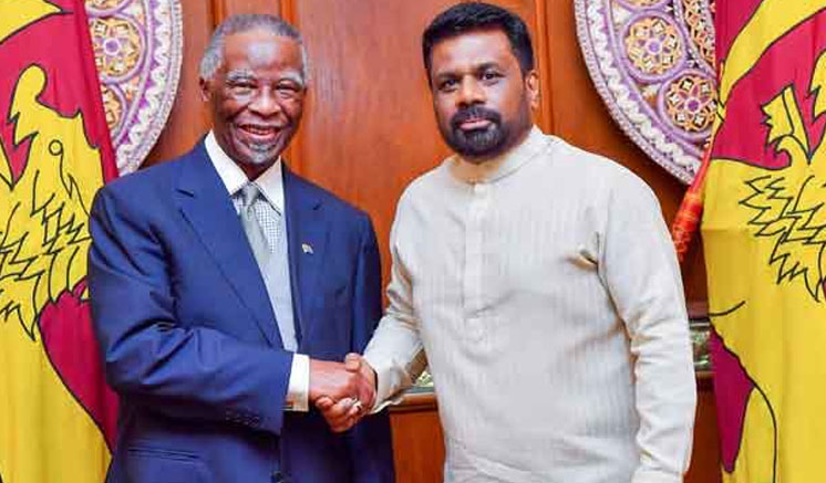 Ex-South African President praises AKD for efforts on unity & economic reform
