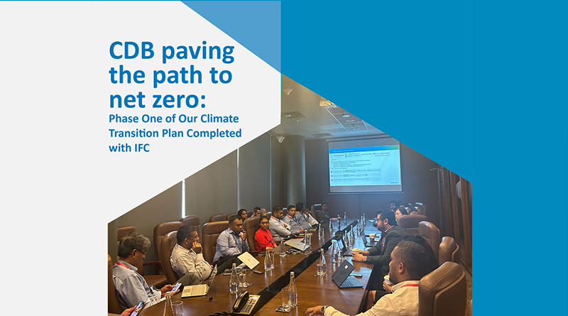 CDB Achieves Significant Milestone – Concludes Phase 1 of Climate Transition Plan