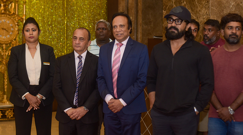 Movie Star Ram Charan Receives Royal Welcome by The Grand Kandyan Movie Star Ram Charan Receives Royal Welcome by The Grand Kandyan