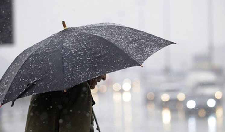 Fairly heavy showers above 75 mm expected in several provinces today