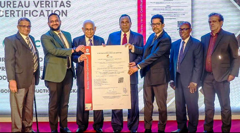 Cap Snap Lanka receives six international certifications including ISO-FSSC Cap Snap Lanka receives six international certifications including ISO-FSSC