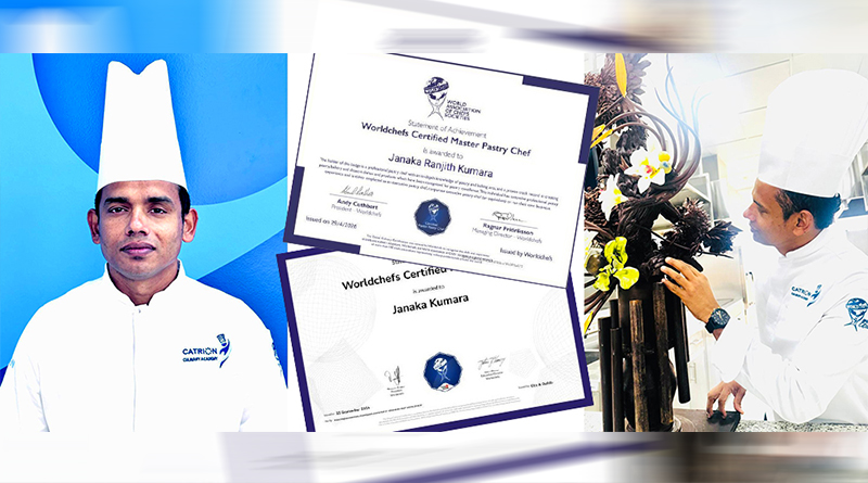 Sri Lankan pastry Chef earns Worldchefs Master Pastry Chef recognition