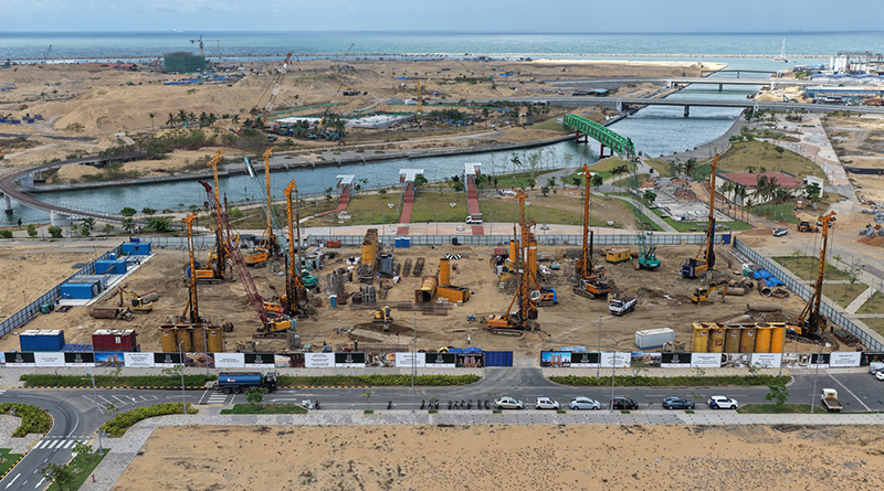 Home Lands Accelerates Construction of ‘Central Park Boulevard Port City Colombo’ with 60% Piling Completed Home Lands Accelerates Construction of ‘Central Park Boulevard Port City Colombo’ with 60% Piling Completed